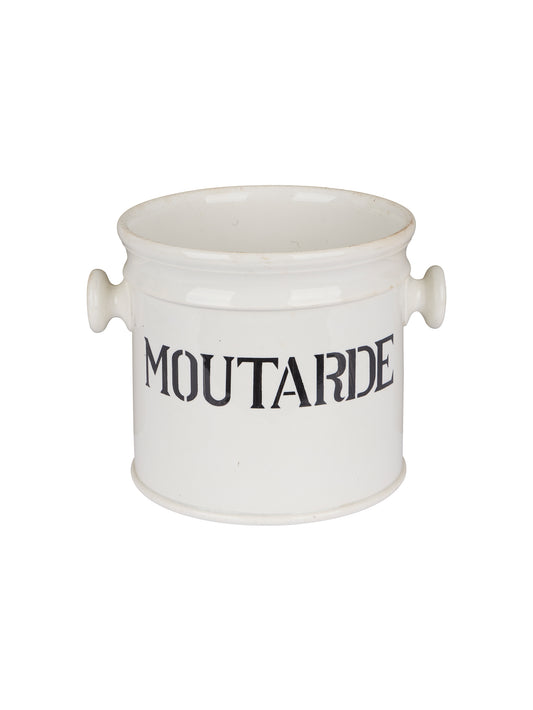 Vintage 1870s Moutarde Mustard Pot Weston Table