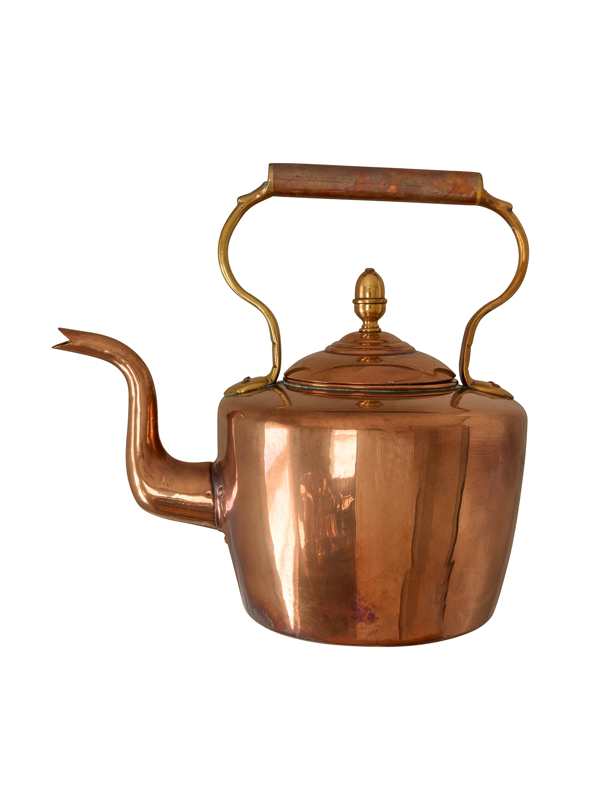Vintage 1870s William Souter Circular Copper Kettle Weston Table