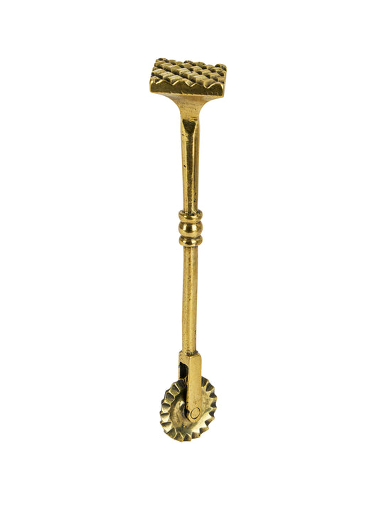 Vintage 1880s English Brass Pastry Tool Weston Table