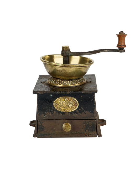 Vintage 1880s English Coffee Bean Grinder Weston Table