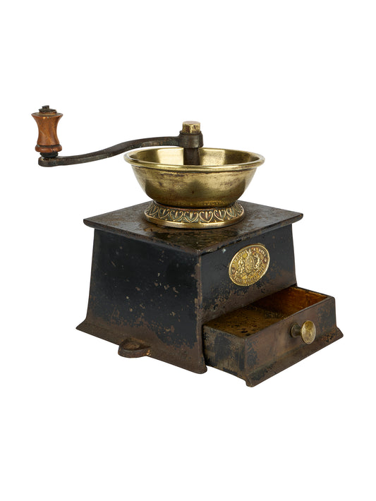 Vintage 1880s English Coffee Bean Grinder Weston Table