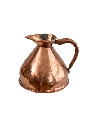  Vintage 1880s English Copper Haystack Half Gallon Measure Weston Table 
