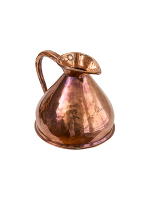  Vintage 1880s English Copper Haystack Half Gallon Measure Weston Table 