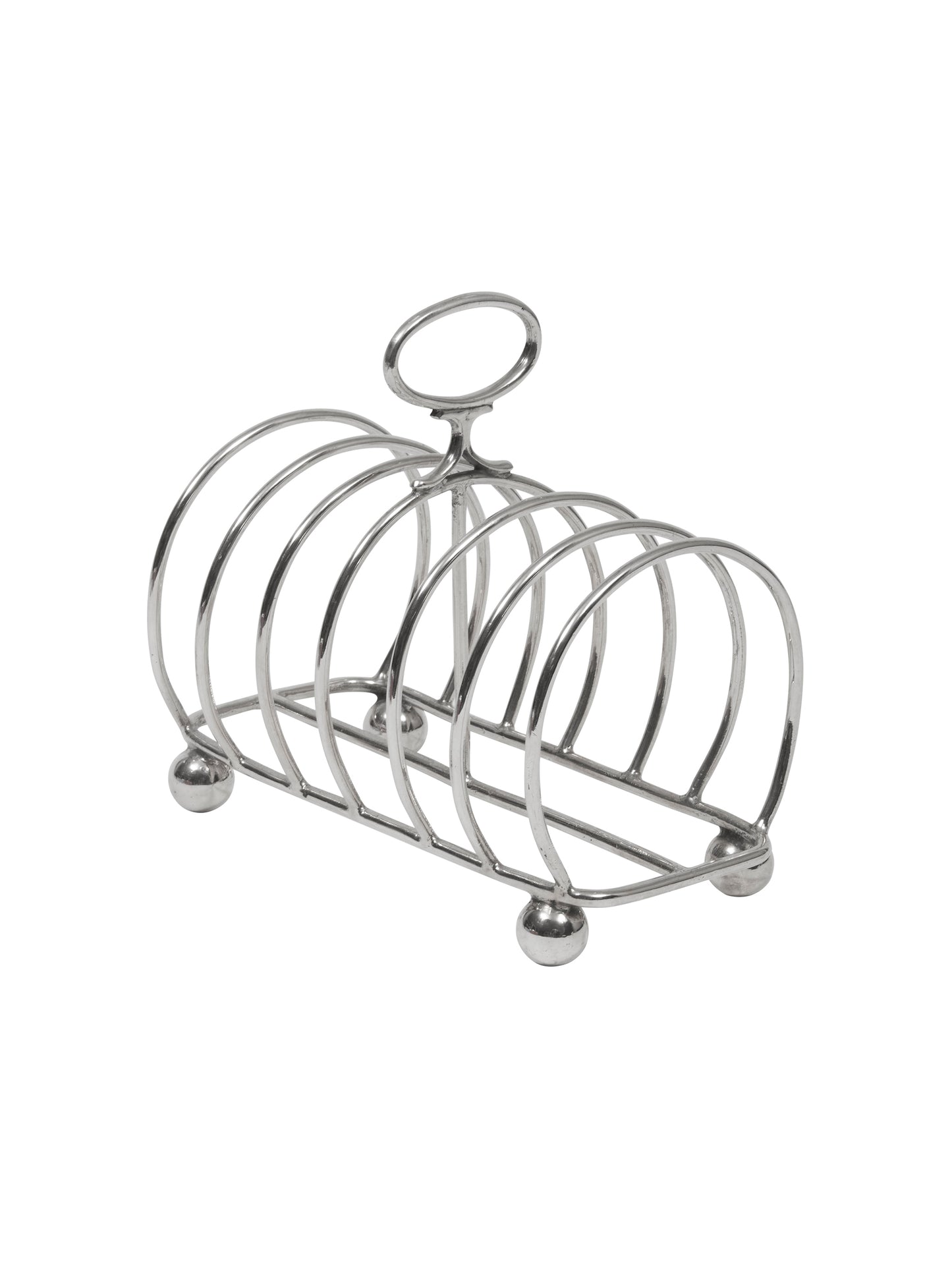 Vintage 1880s English Silver Plate Toast Rack Weston Table