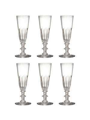  Vintage 1880s French Champagne Flutes Weston Table 