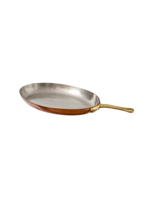  Vintage 1880s French Oval Copper Handled Pan Weston Table 