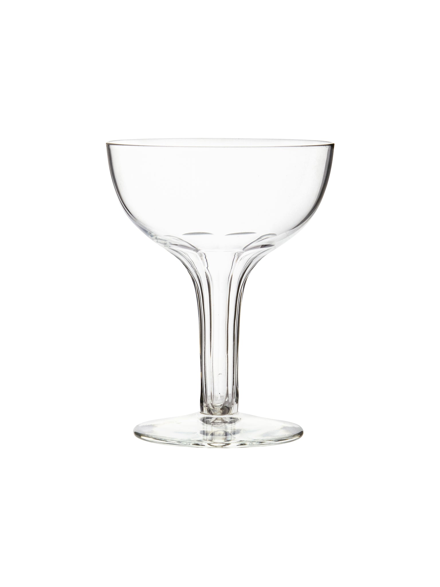 Vintage 1880s Hollow Stem Champagne Coupes