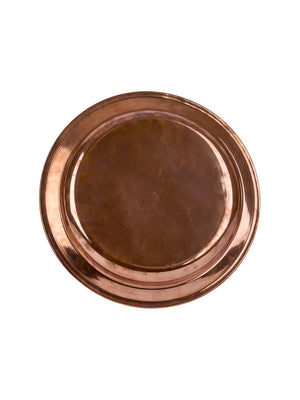  Vintage 1880s Large French Copper Pie Plate Weston Table 