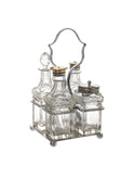 Vintage 1880s Silver Plate Condiment Caddy Weston Table