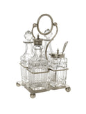 Vintage 1880s Silver Plate Condiment Caddy Weston Table