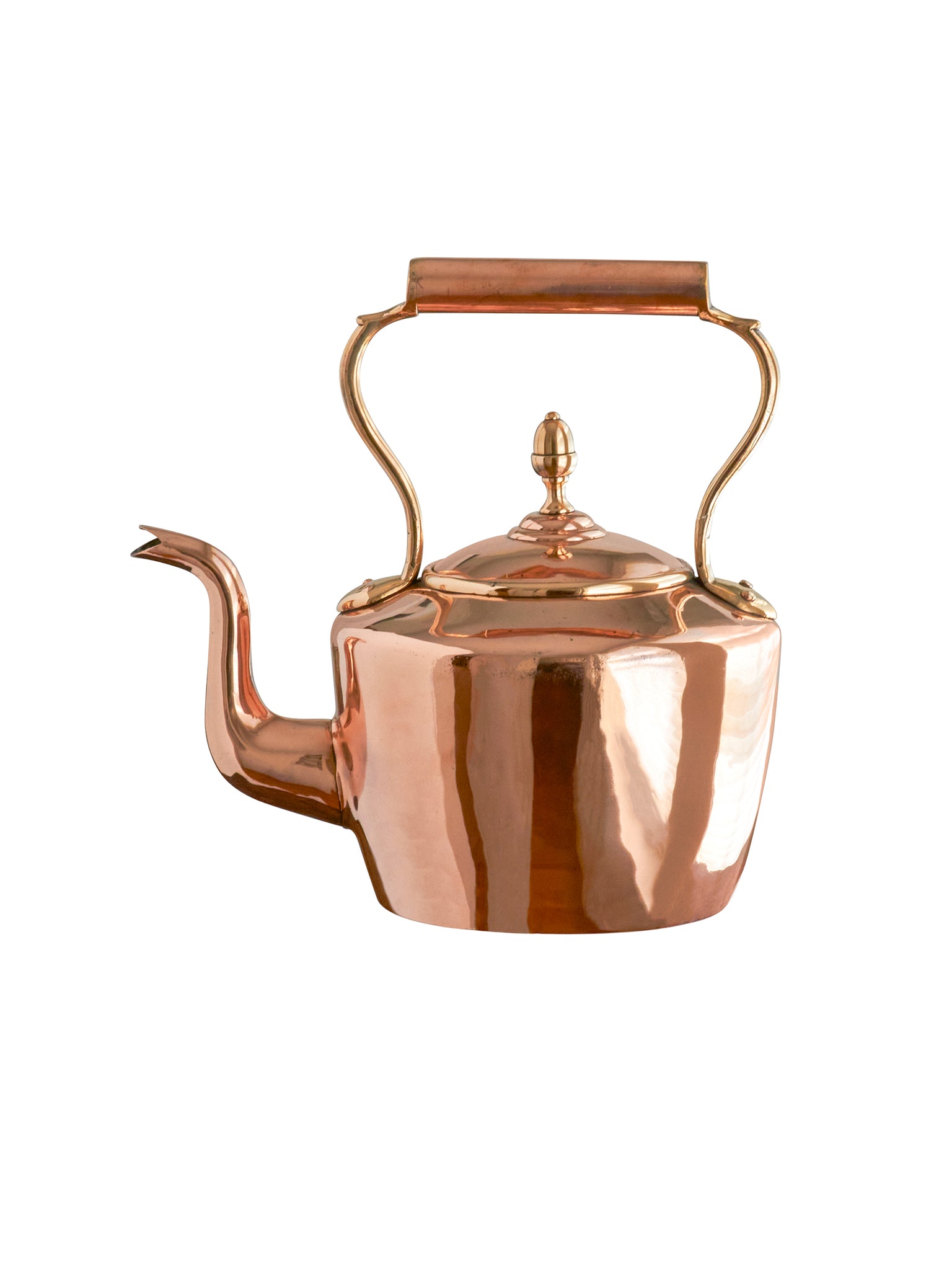 Vintage 1880s Small Victorian Copper Kettle Weston Table