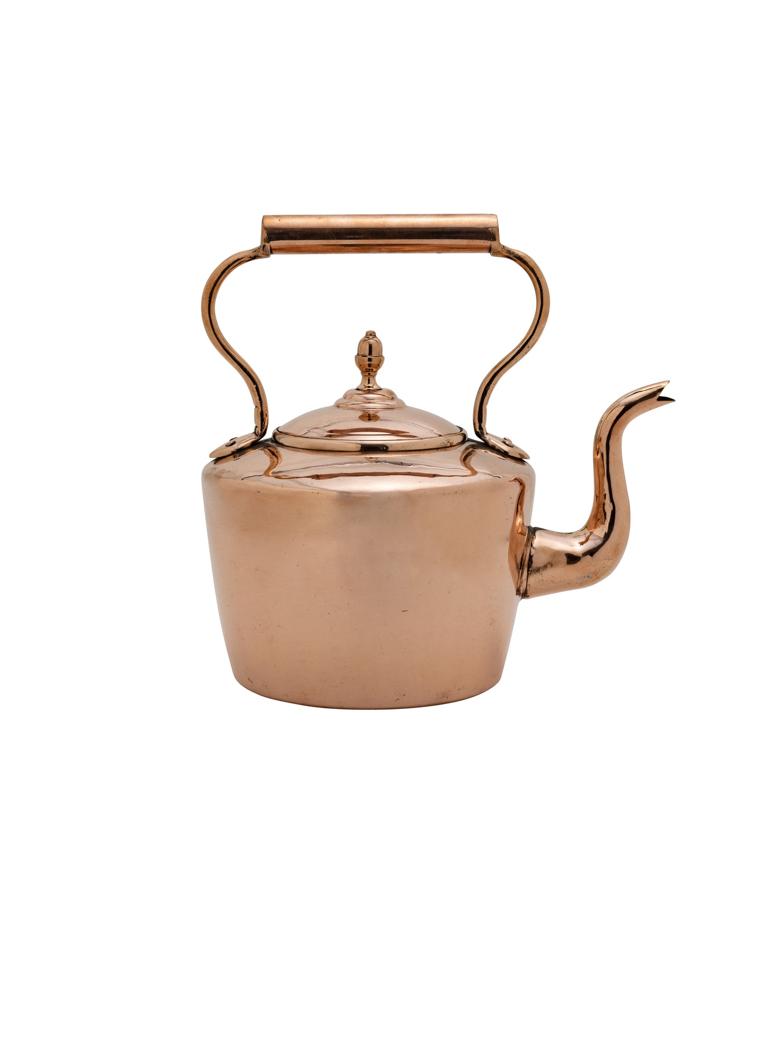 Vintage 1880s Victorian Copper Kettle Weston Table