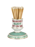 Vintage 1890s Absinthe Superieure Bardot & Cie Match Striker Weston Table
