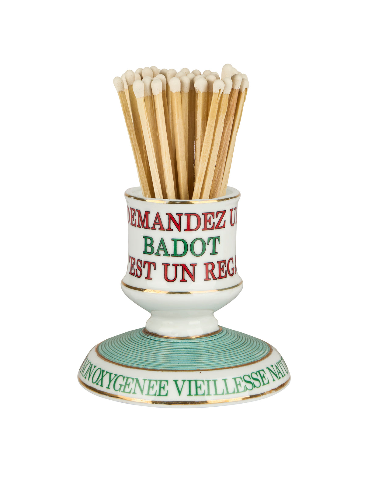 Vintage 1890s Absinthe Superieure Bardot & Cie Match Striker Weston Table