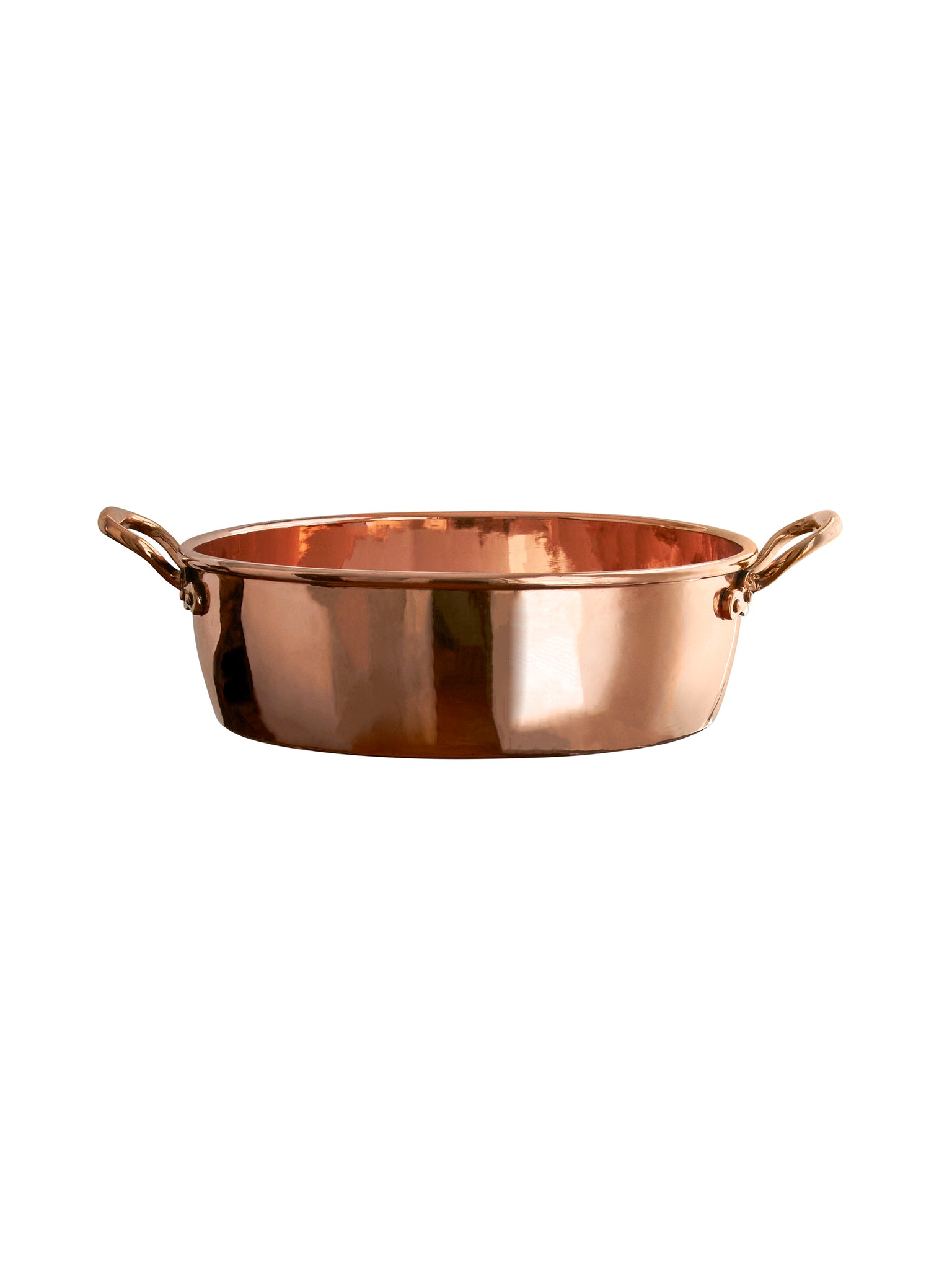 Vintage 1890s Benham Bronze Handled Copper Preserve Pan Weston Table