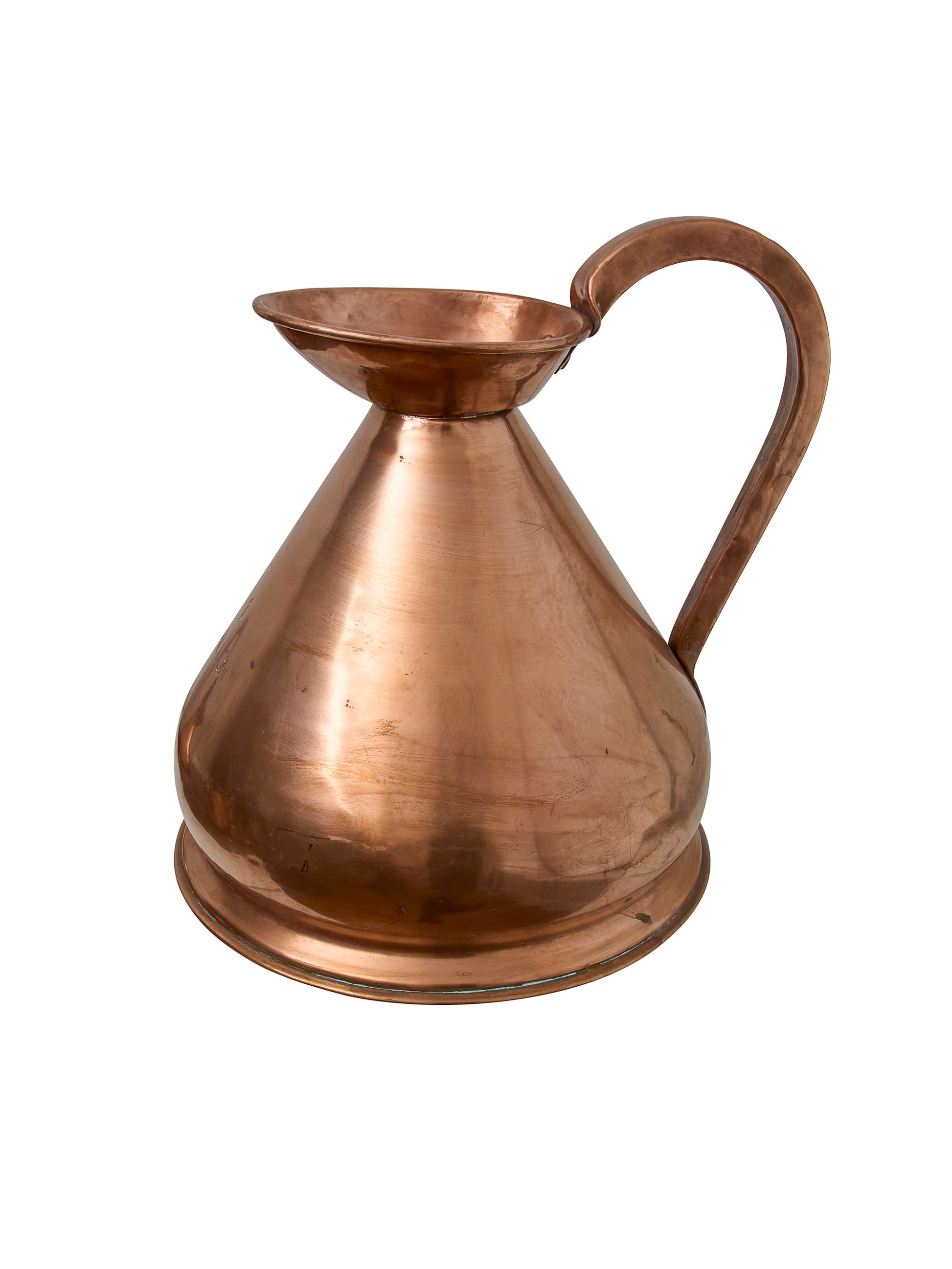 Vintage 1890s Century English Copper Haystack Measure Set Weston Table