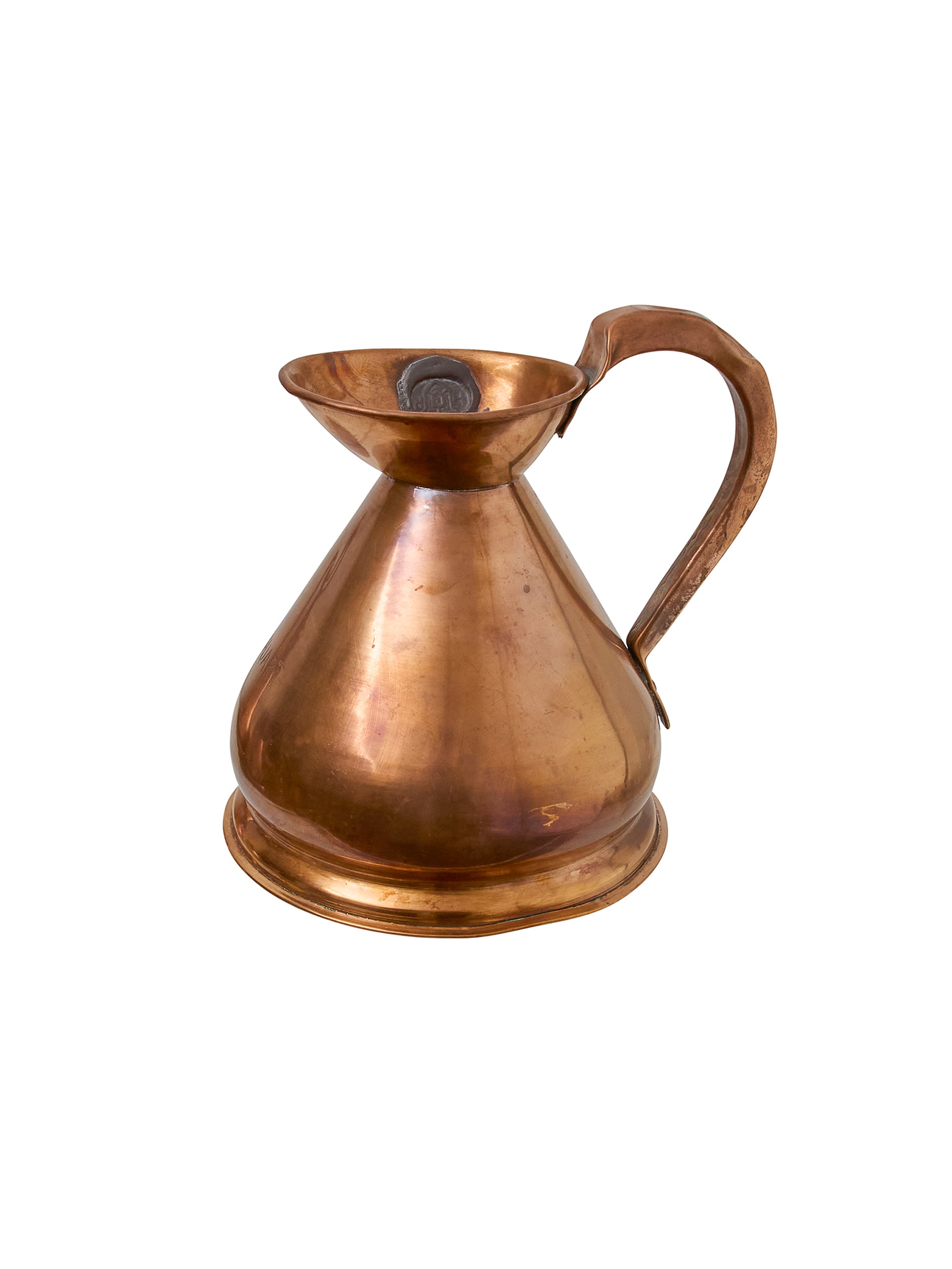 Vintage 1890s Century English Copper Haystack Measure Set Weston Table