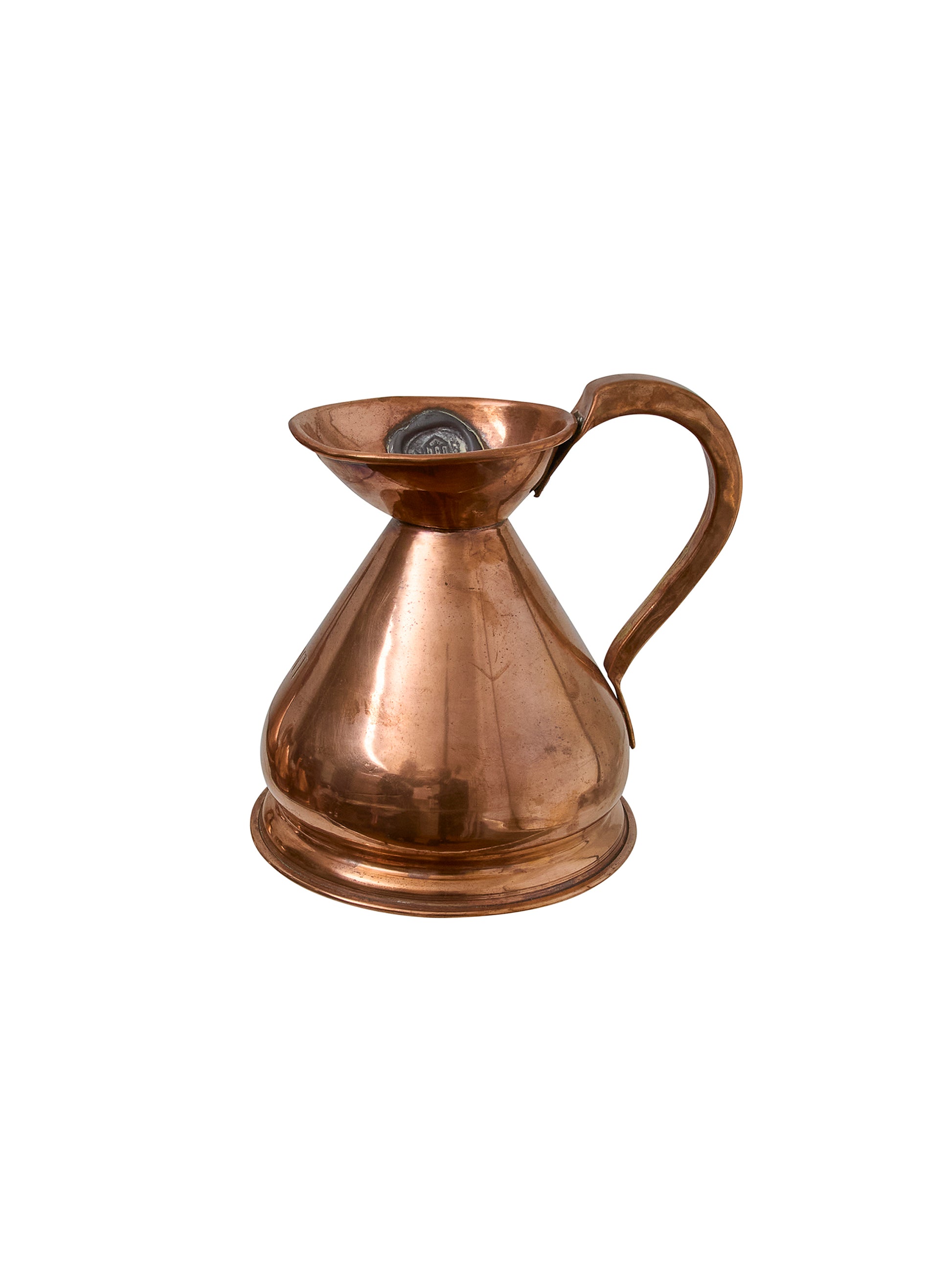 Vintage 1890s Century English Copper Haystack Measure Set Weston Table