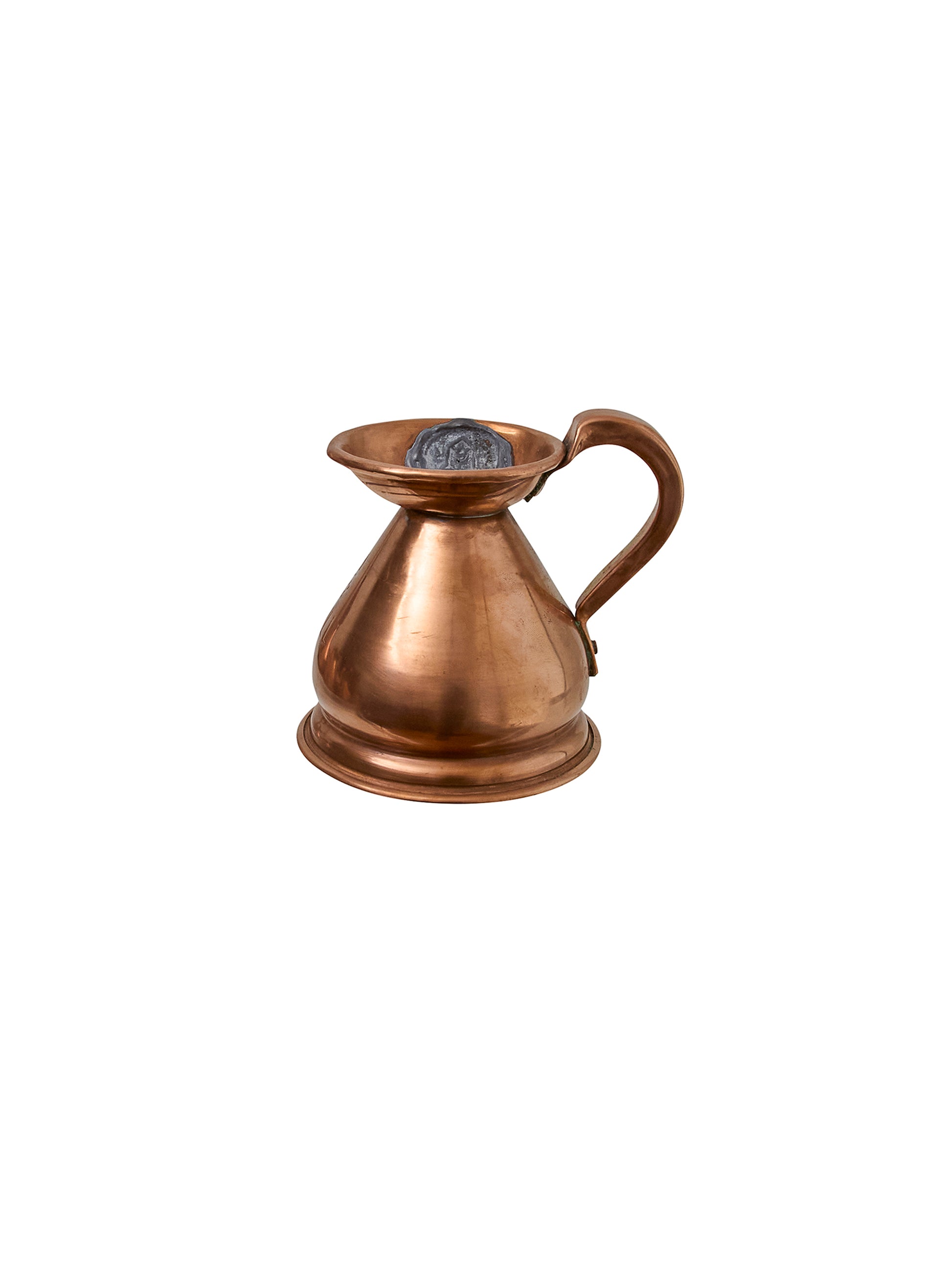 Vintage 1890s Century English Copper Haystack Measure Set Weston Table