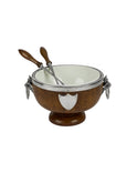 Vintage 1890s English Trophy Bowl with Servers Weston Table