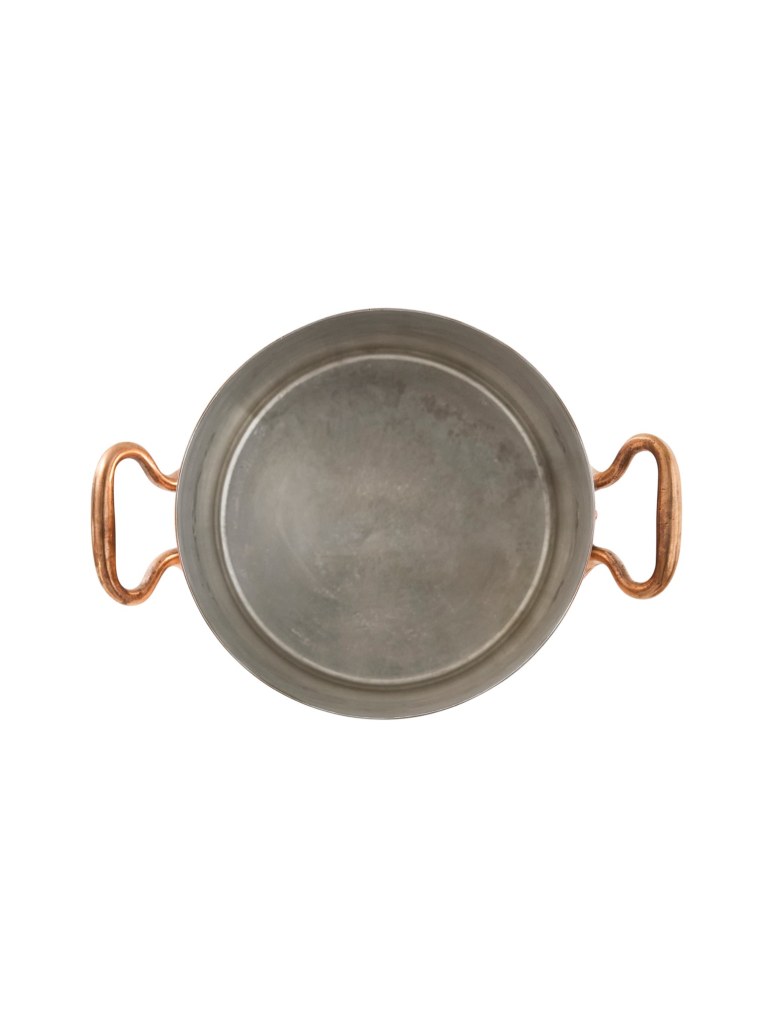 Vintage 1890s French Copper 8 Quart Stockpot with Lid Weston Table