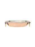 Vintage 1890s Petite French Gratin Dish with Folding Handles