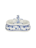 Vintage 1890s Royal Copenhagen Blue Fluted Salt Cellar Weston Table