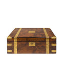 Vintage 1891 Liverpool Walnut Captain's Writing Slope Weston Table