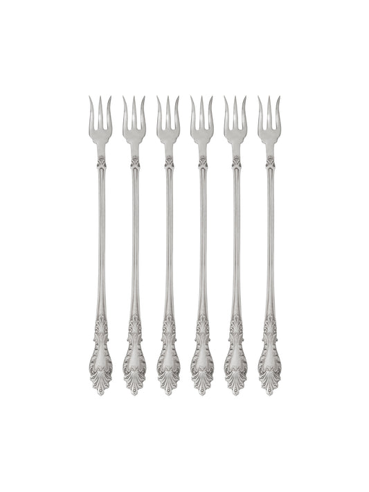 Vintage 1896 Raphael Oyster Forks Set of Six Weston Table