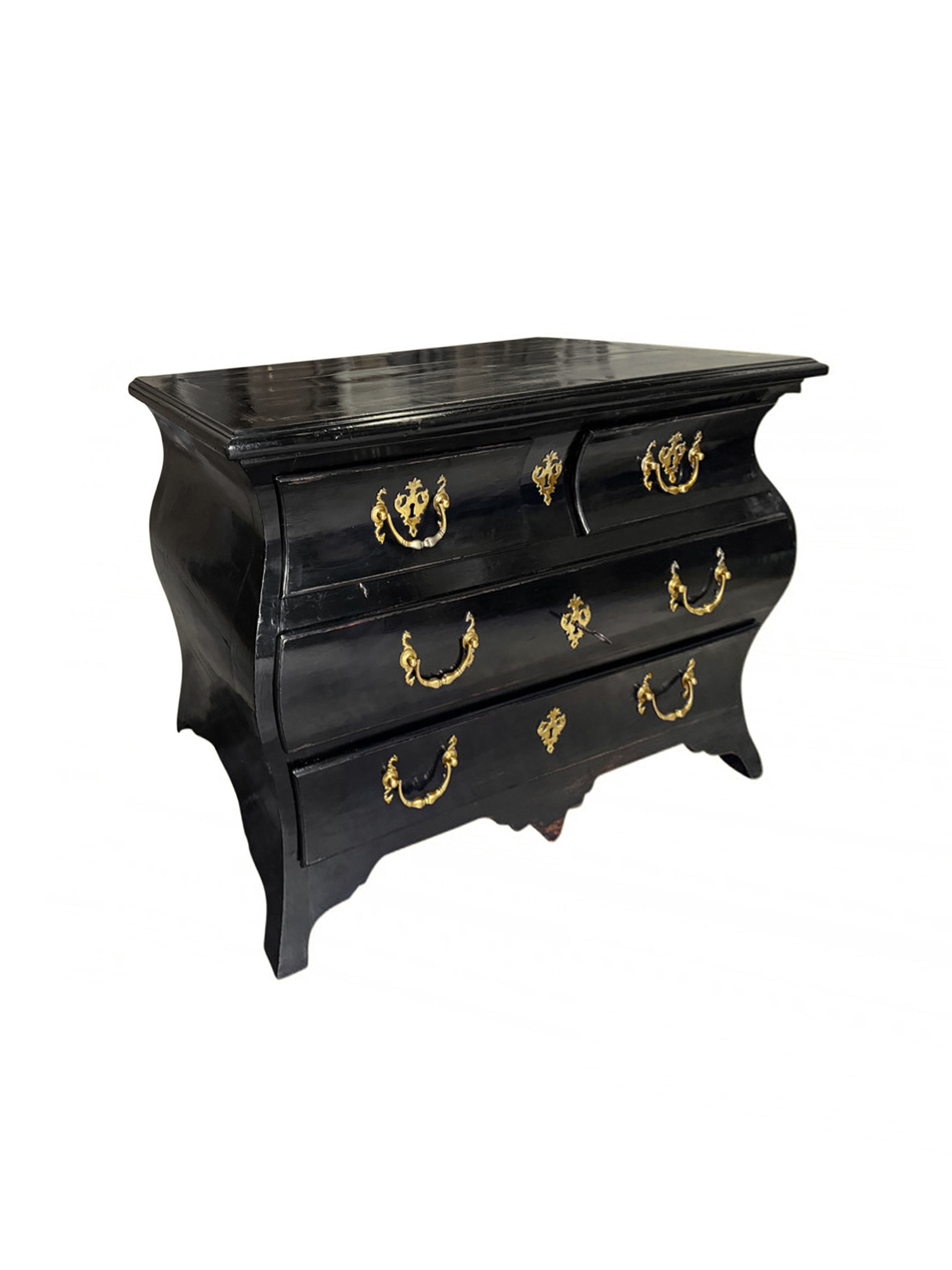 Vintage 18th Century French Bombe Commode Weston Table