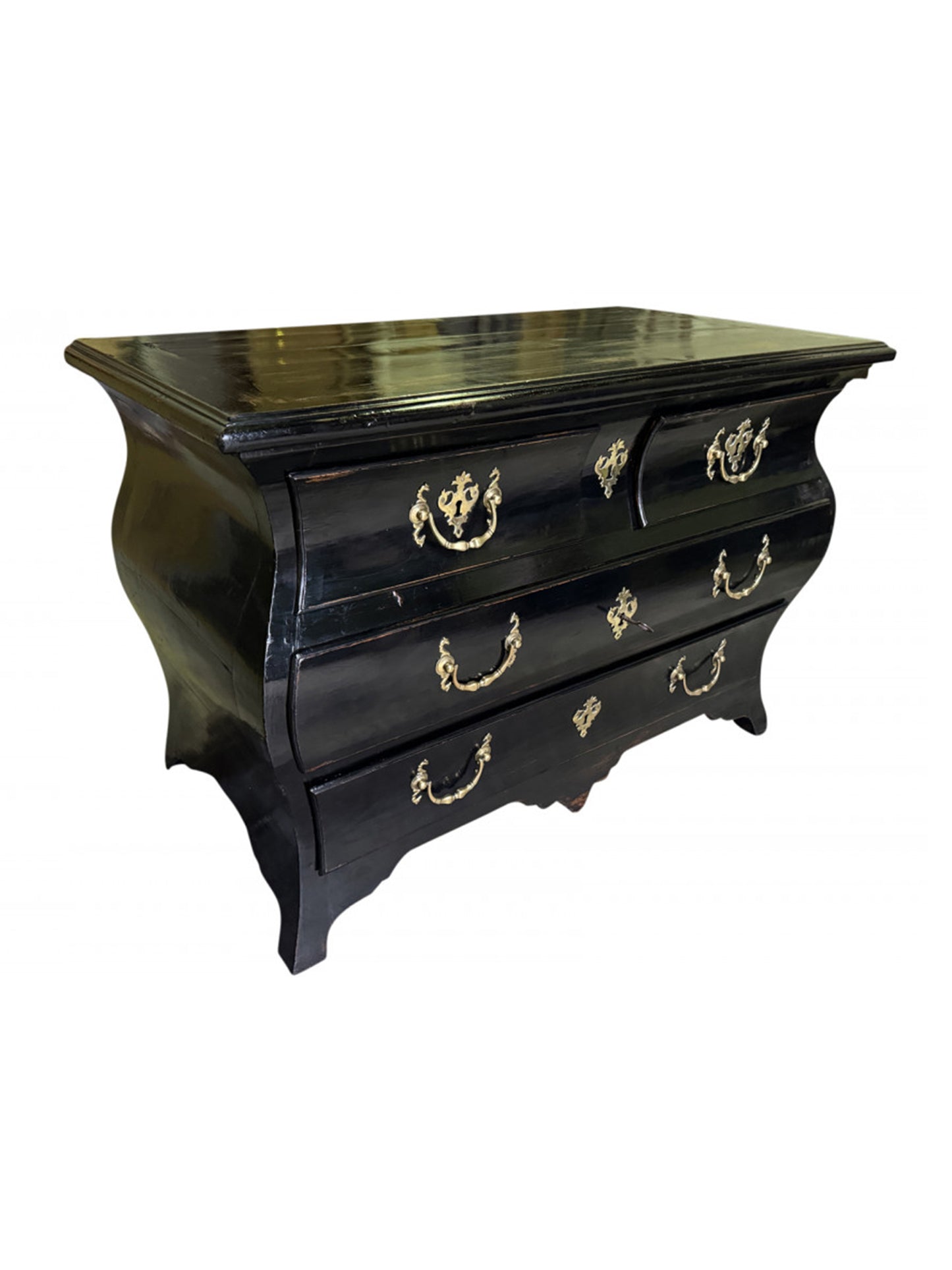 Vintage 18th Century French Bombe Commode Weston Table