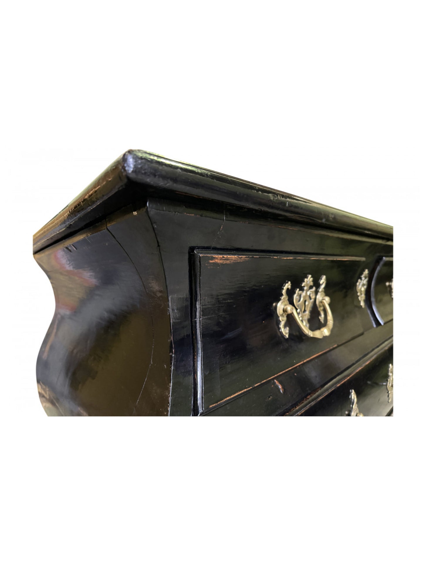 Vintage 18th Century French Bombe Commode Weston Table