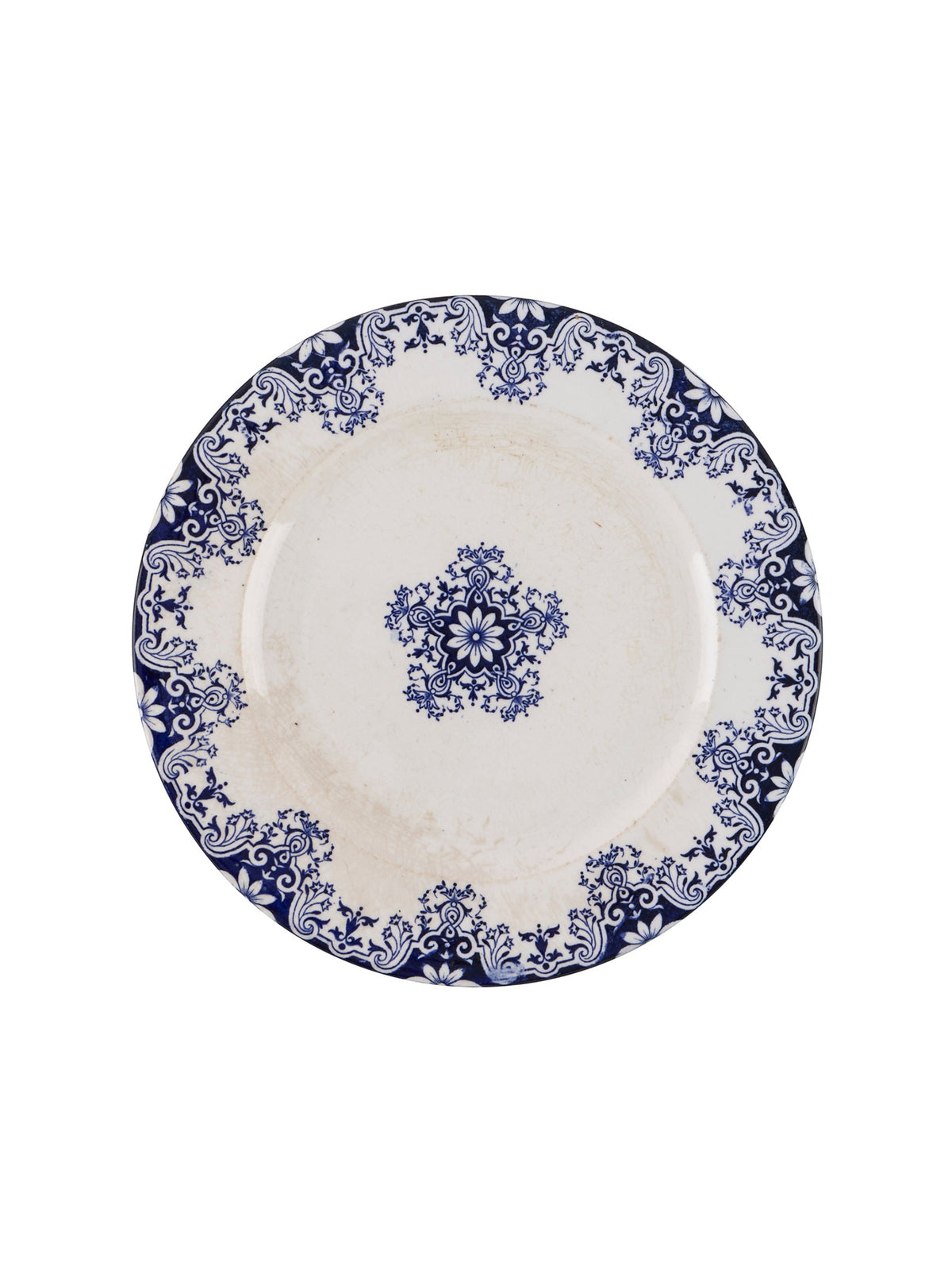 Vintage 18th Century Rouen Faience Dinner Plate Weston Table