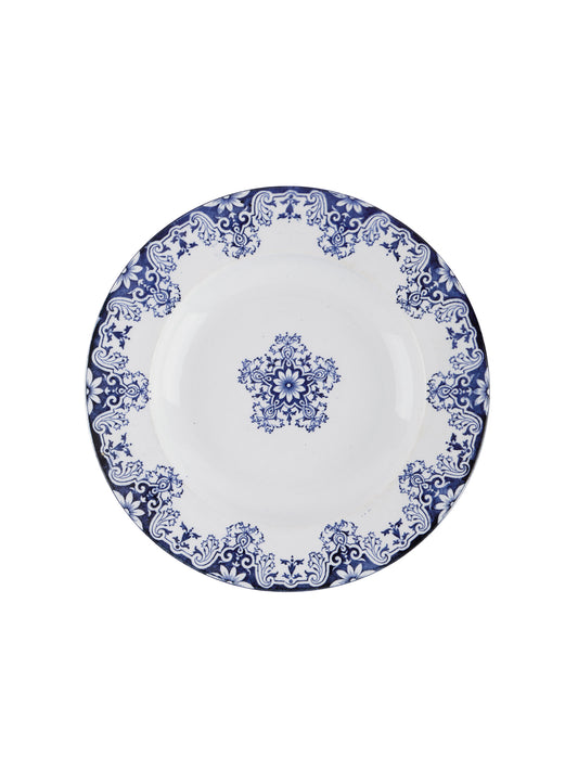 Vintage 18th Century Rouen Faience Soup Plate Weston Table