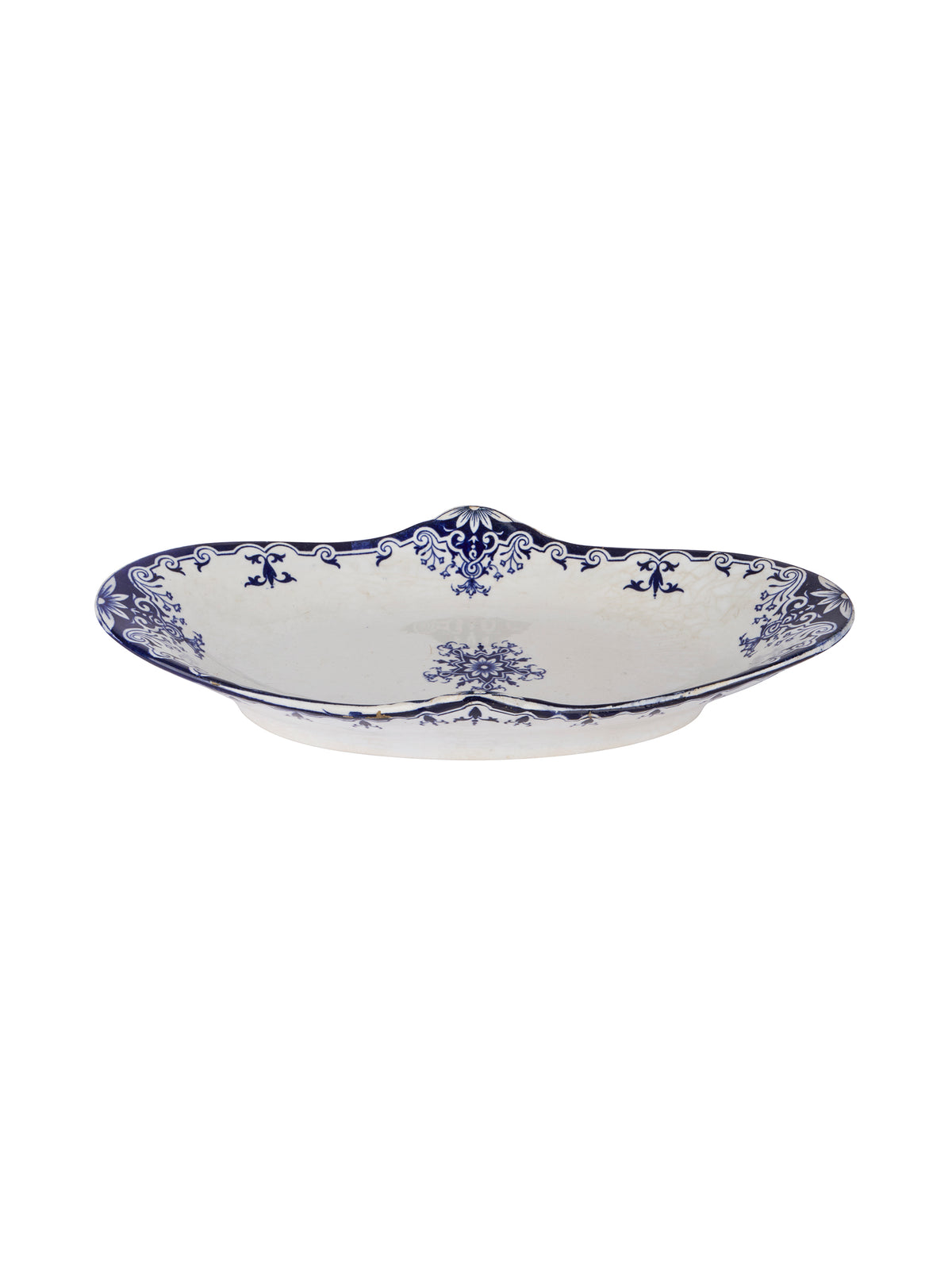 Vintage 18th Century Rouen Faience Vegetable Dish Weston Table