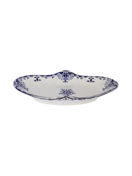 Vintage 18th Century Rouen Faience Vegetable Dish Weston Table