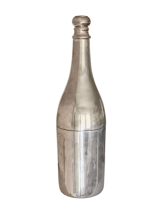 Vintage 1900 Champagne Silver Plate Bottle Holder One Weston Table