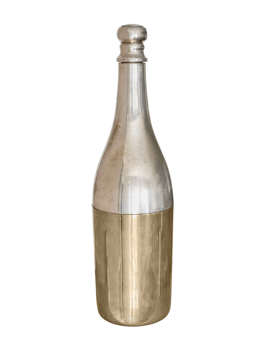 Vintage 1900 Champagne Silver Plate Bottle Holder One Weston Table