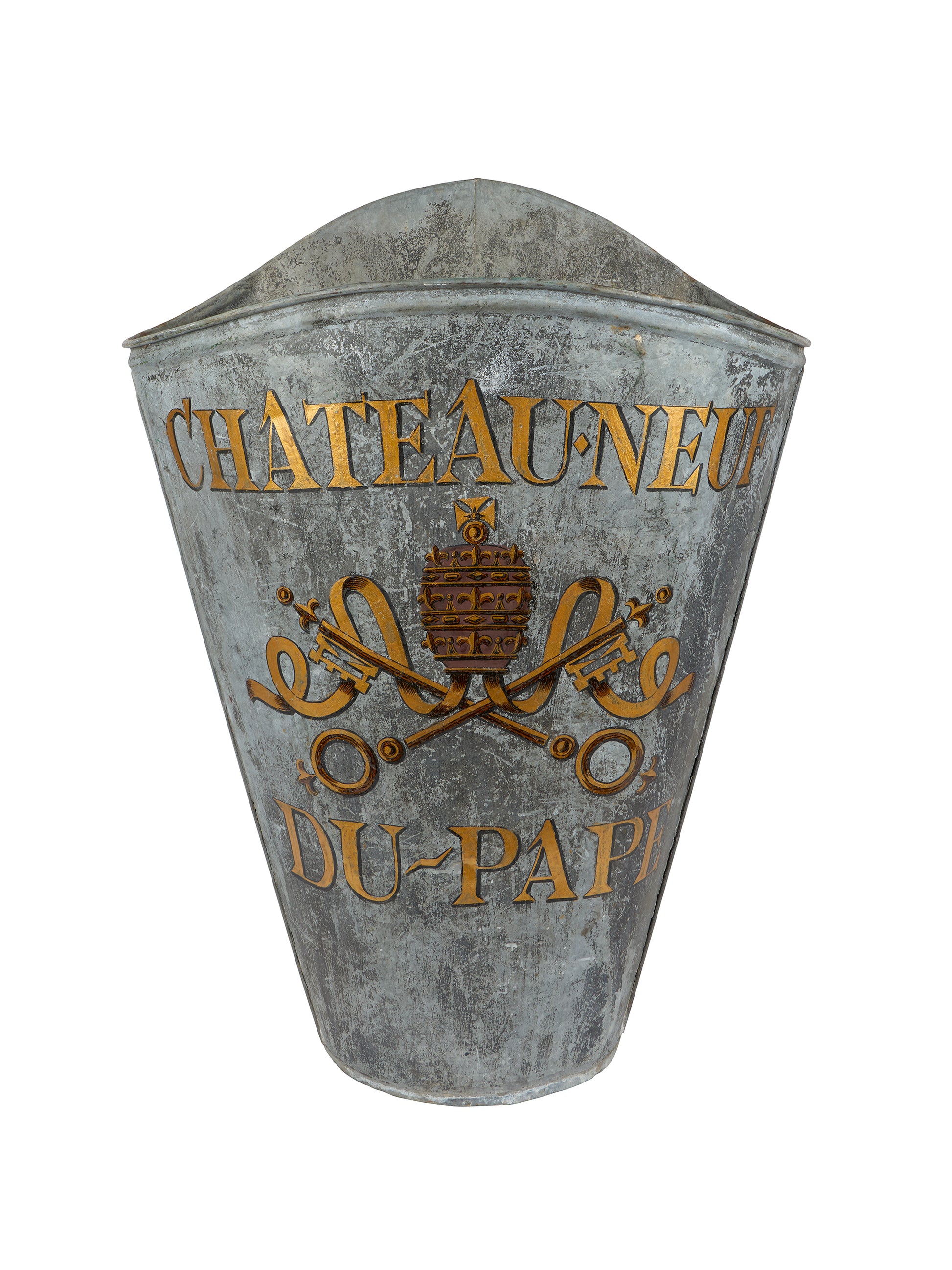Vintage 1900 Chateauneuf-du-Pape Grey Grape Hod Weston Table
