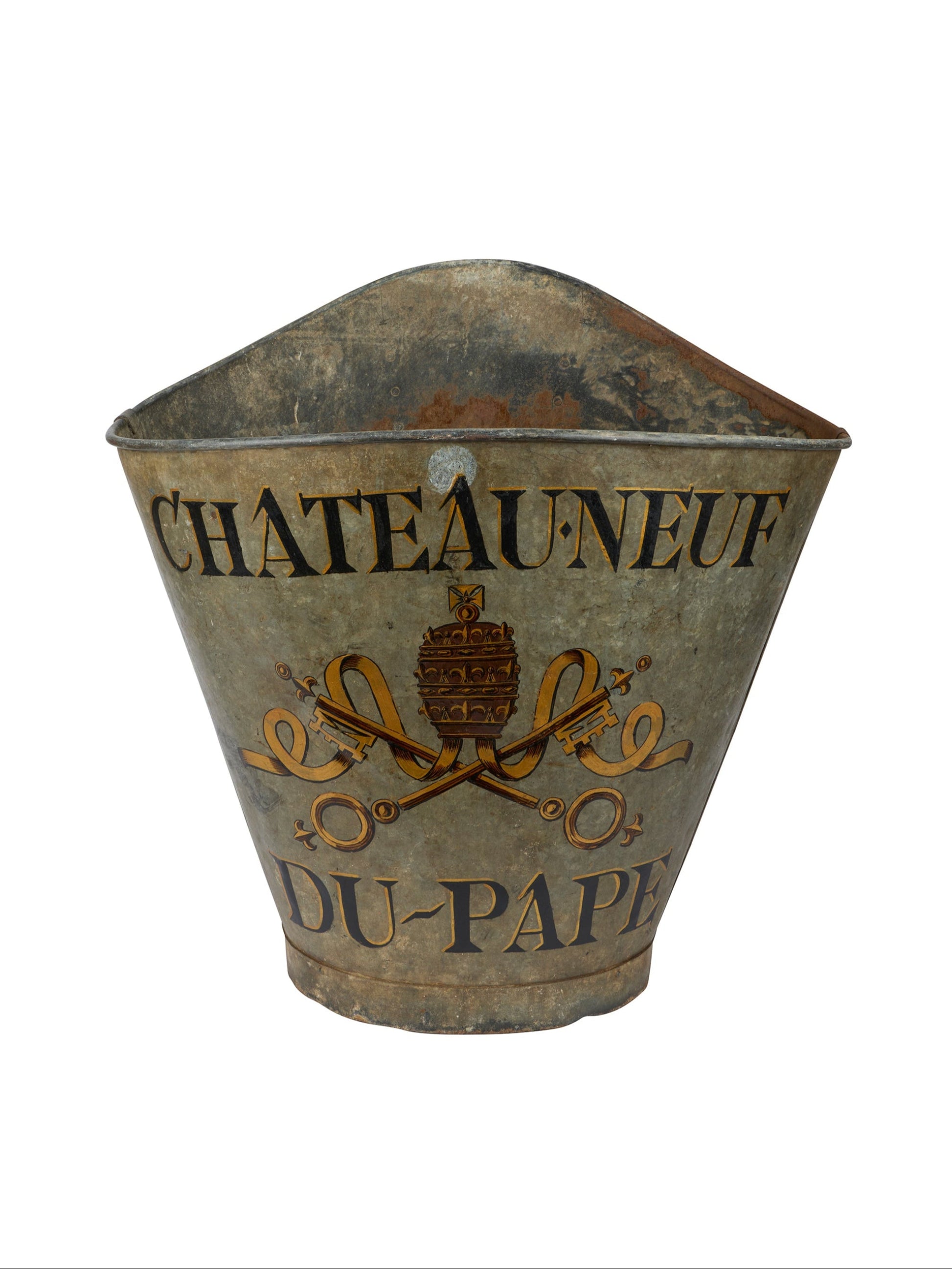 Vintage 1900 Chateauneuf-du-Pape Grey Grape Hod Weston Table