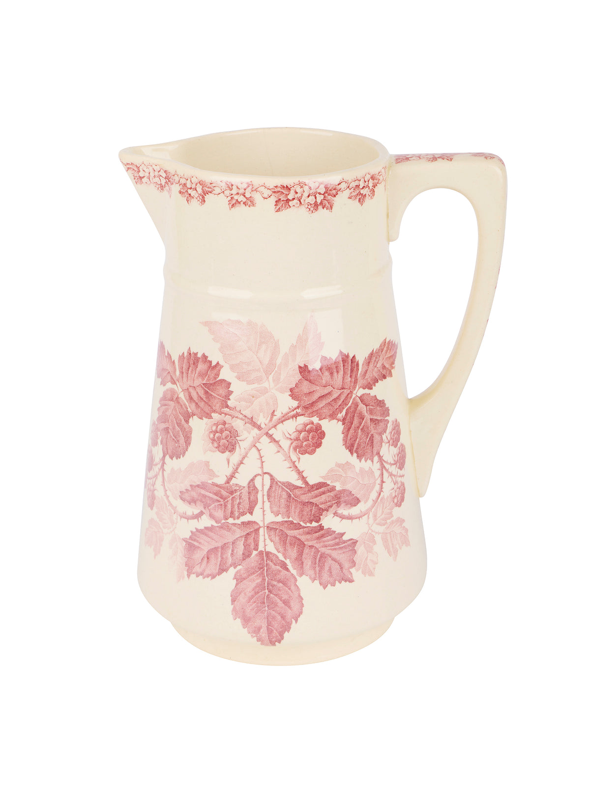 Vintage 1900 Choisy Le Roi Blackberry Bramble Pitcher Weston Table