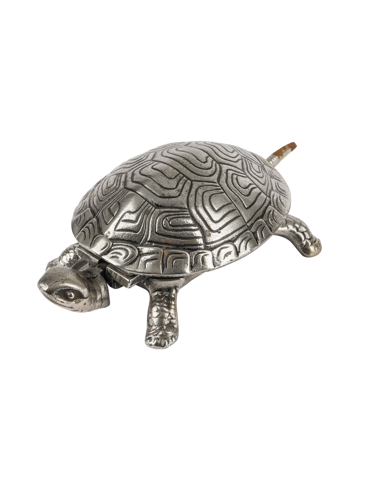 Vintage 1900 English Butler's Service Turtle Table Bell Weston Table