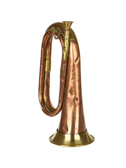 Vintage 1900 English Copper Bugle Weston Table