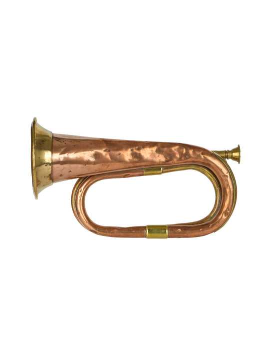 Vintage 1900 English Copper Bugle Weston Table