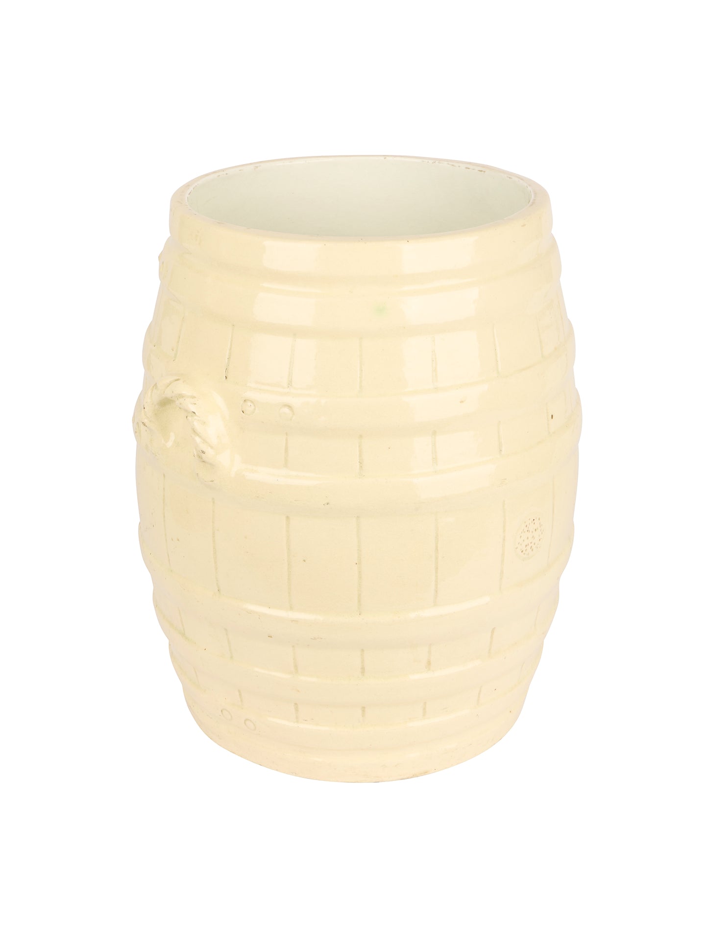 Vintage 1900 English Ironstone Commercial Bread Proofing Crock Weston Table