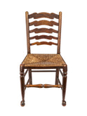 Vintage 1900 English Oak Ladder Back Chairs Weston Table