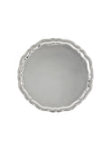 Vintage 1900 English Silver Plate Scallop Edge Tray Weston Table