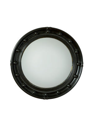  1900 Federal Black Bullseye Round Mirror Weston Table 