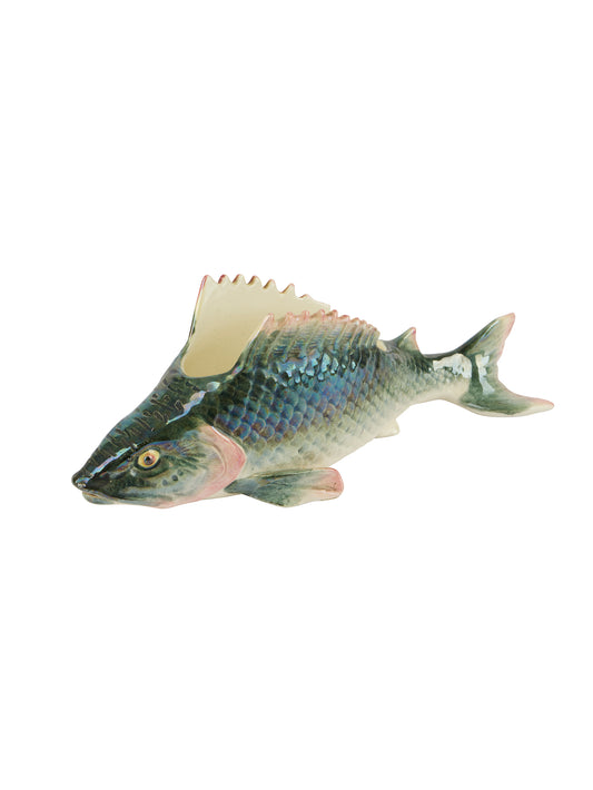 Vintage 1900 Fives-Lille Rainbow Trout Vide Poche Weston Table