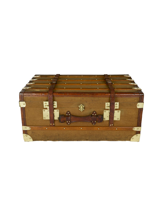 Vintage 1900 French Cabin Trunk Weston Table